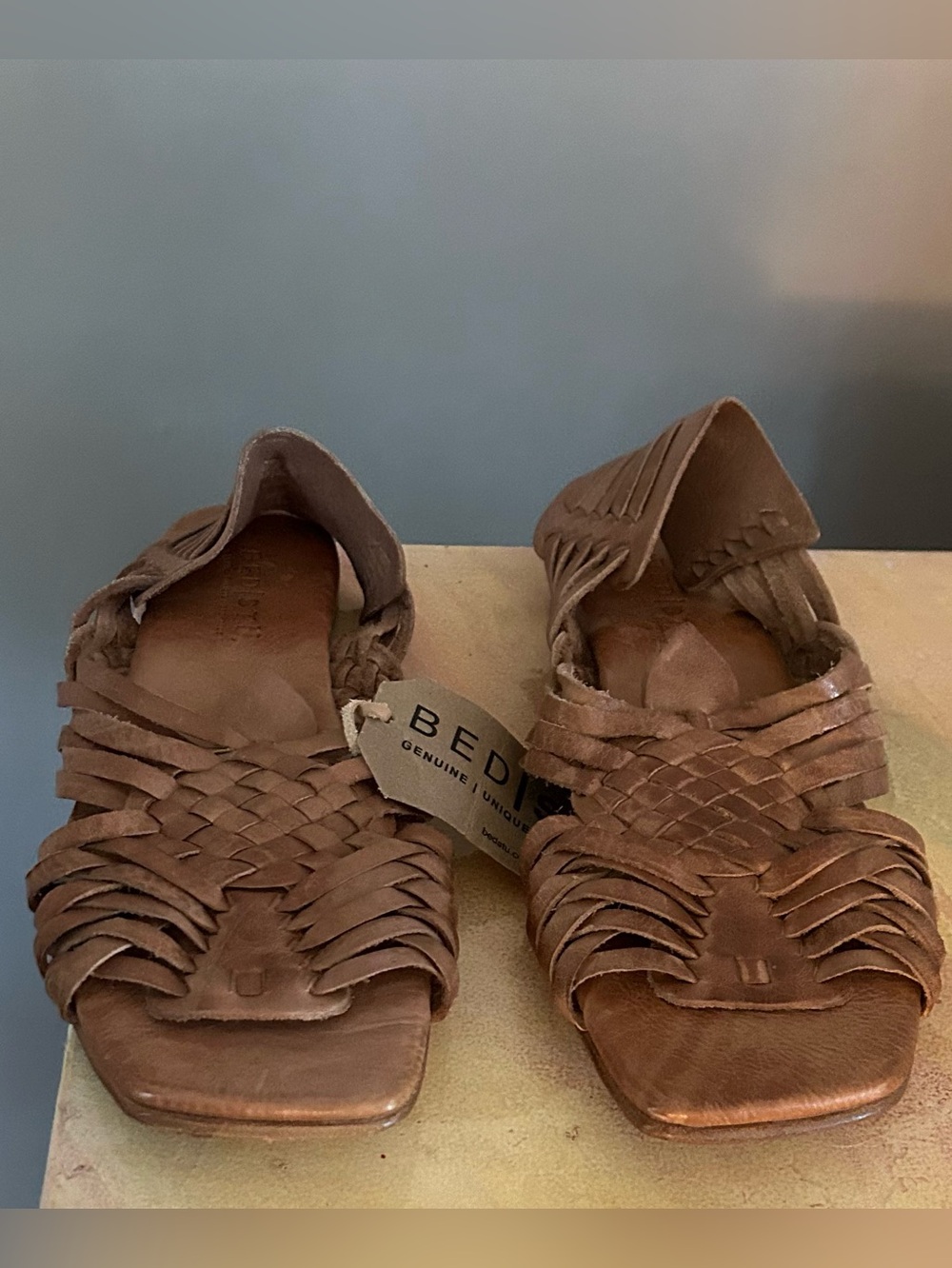 Bed Stu Lauren Handwoven Leather Huarache Sandals